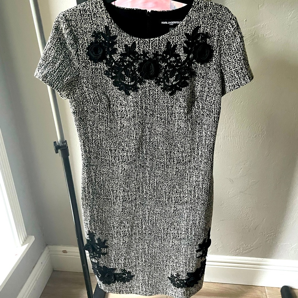 Fashion forward high neck dress!